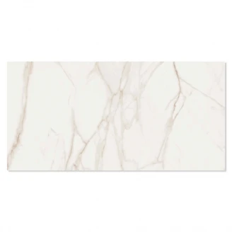 Marmor Gulvflis <strong>Leyrat</strong>  Hvit-Warm Polert 60x120 cm